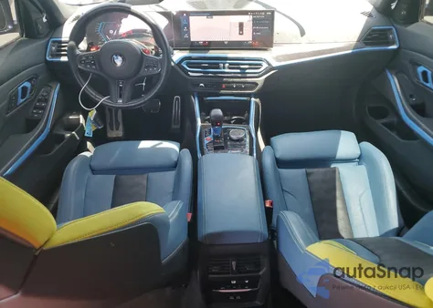 2024 BMW M3 Competition z USA, uszkodzony, nr VIN WBS43AY06RFR98323